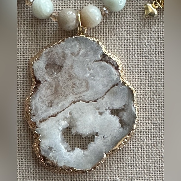 22 inch Morganite bead Necklace NWOT - Picture 4 of 14